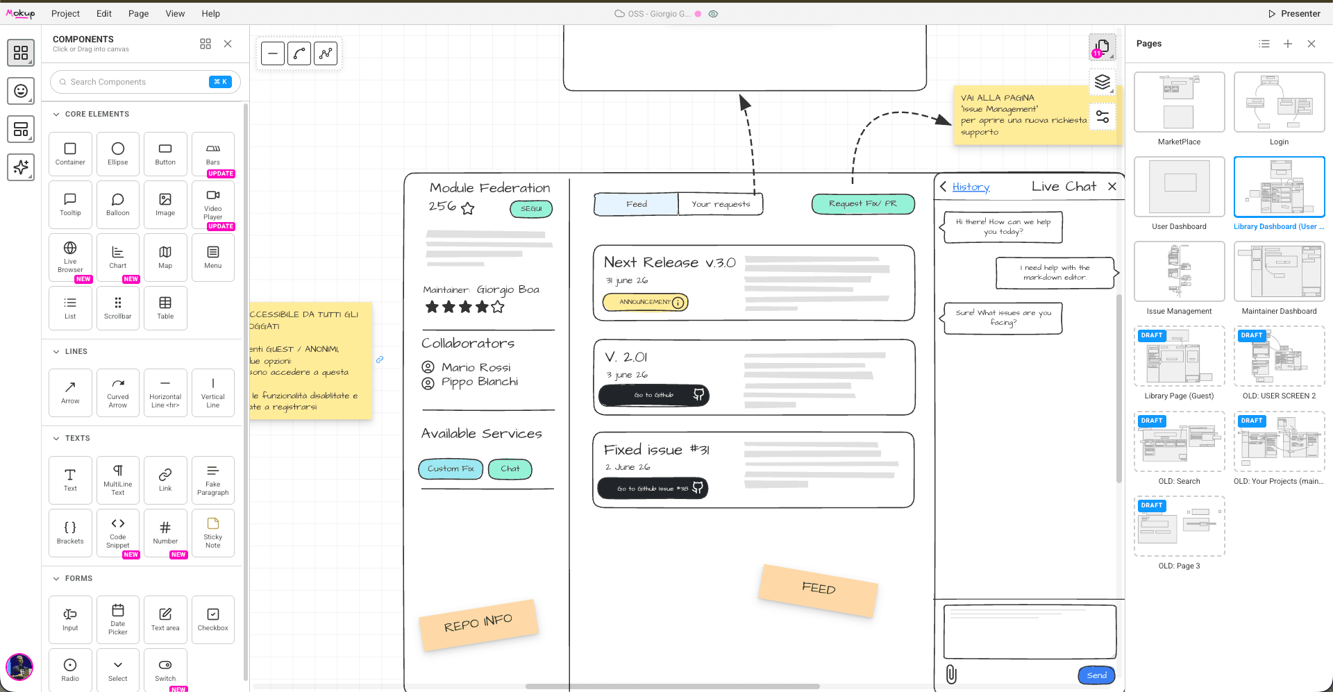 mokup.dev in azione